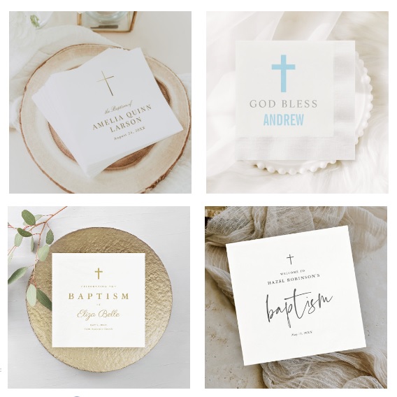 Baptism Napkins